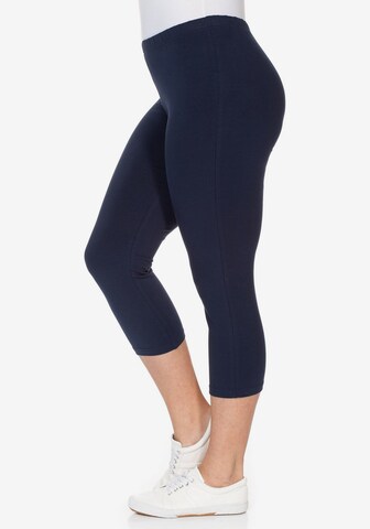 SHEEGO Skinny Legginsy w kolorze niebieski