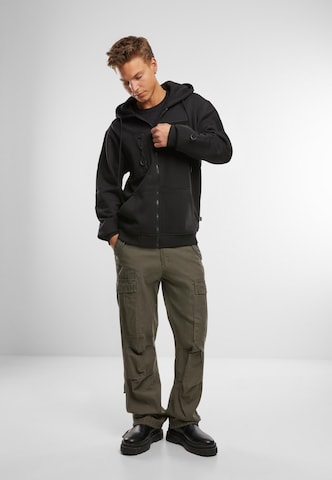 Brandit - Sudadera con cremallera en negro