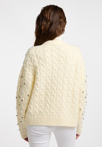 faina Knit cardigan in White