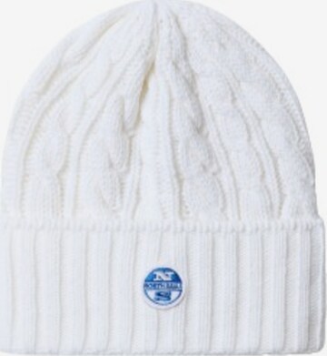 North Sails Beanie in White: front