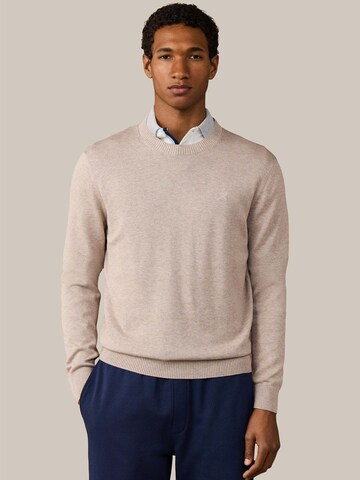 Hackett London Sweater 'Ess' in Beige: front