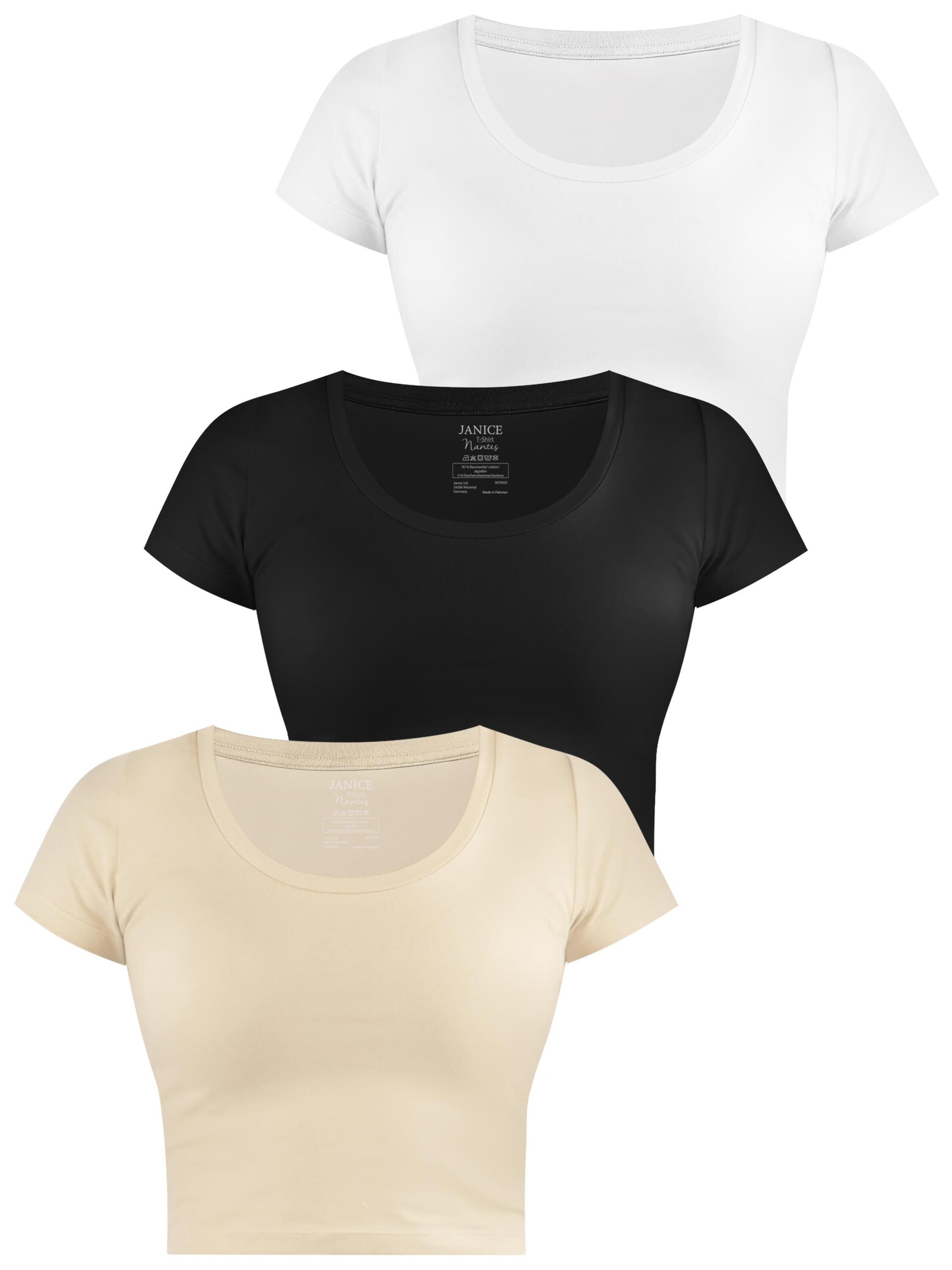 T-shirt 'Nantes' Janice en multicouleur : devant