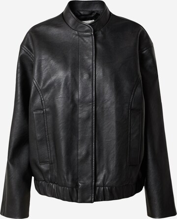 Abercrombie & Fitch - Chaqueta de entretiempo 'CLASSIC' en negro: frente