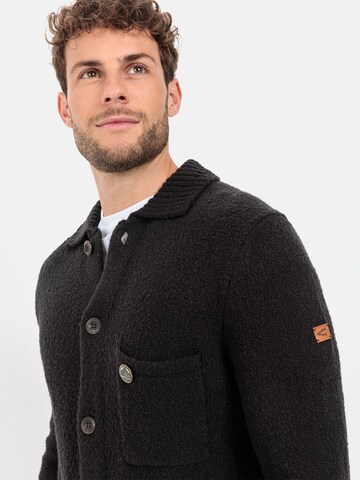 CAMEL ACTIVE Knit Cardigan in Black