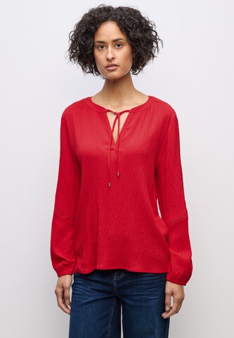 STREET ONE Tunic in Red: front