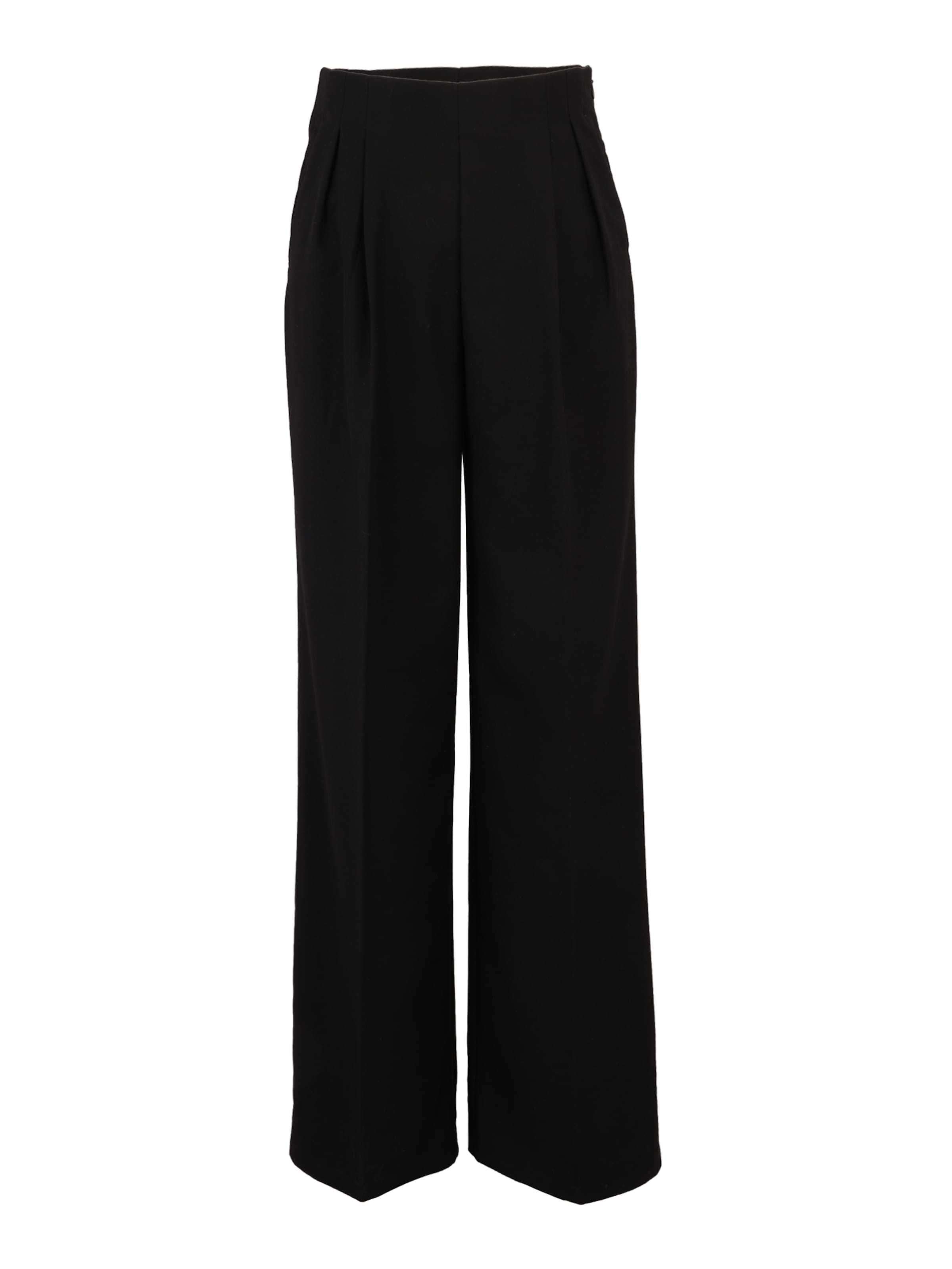 Vero Moda Tall - Loosefit Calças com pregas 'VMHAILEY' em preto: frente