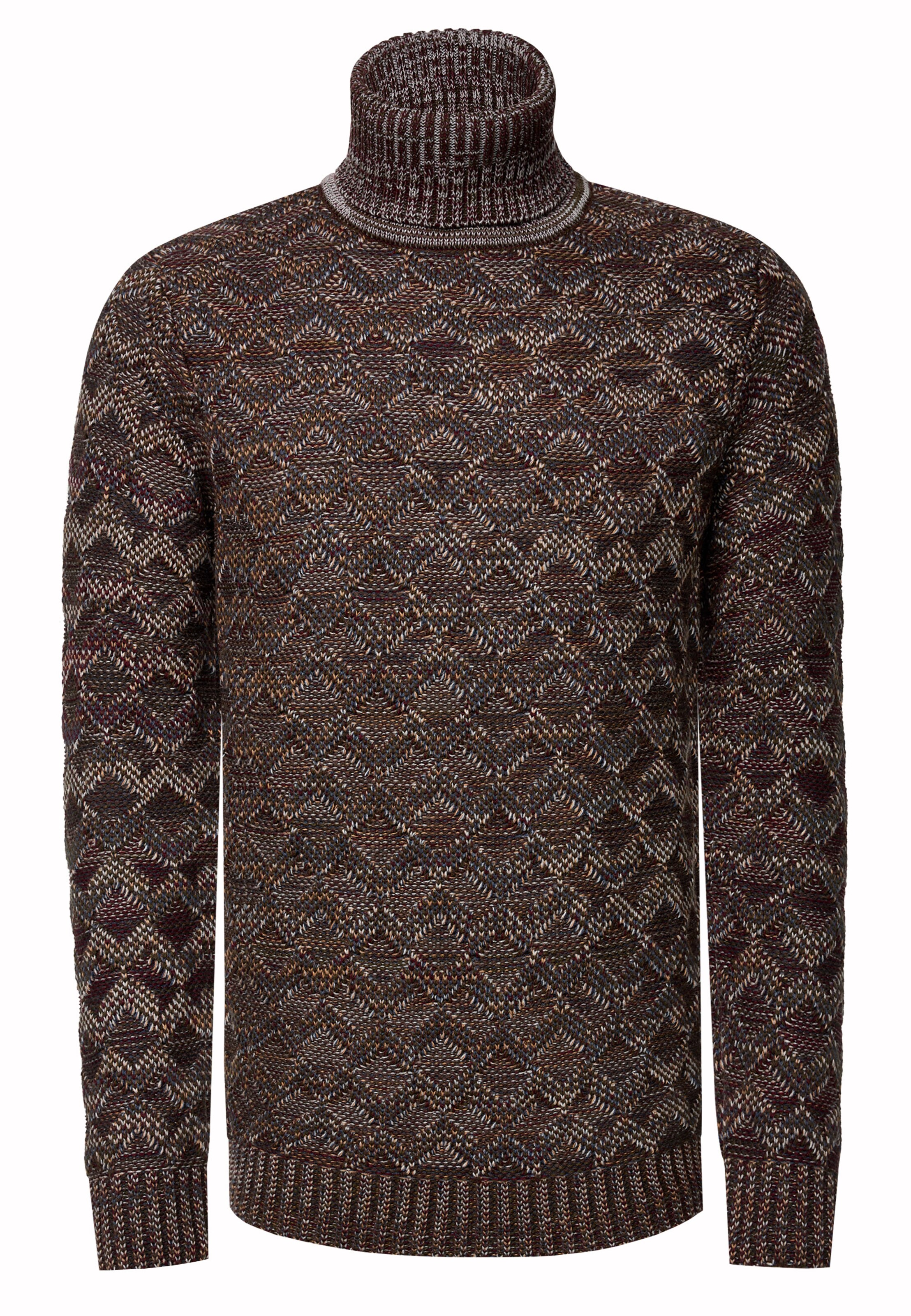 Rusty Neal Pullover in Braun: Vorderseite