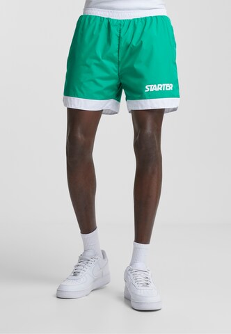 Loosefit Pantalon Starter en vert : devant