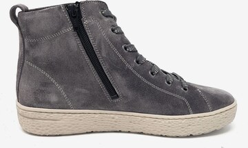 Hartjes Lace-Up Ankle Boots in Grey