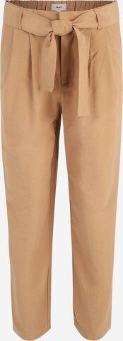 OBJECT Petite - Pantalón plisado 'DEBBIE' en marrón: frente