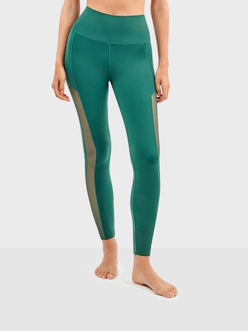 Gisela Slimfit Leggings in Grün: Vorderseite