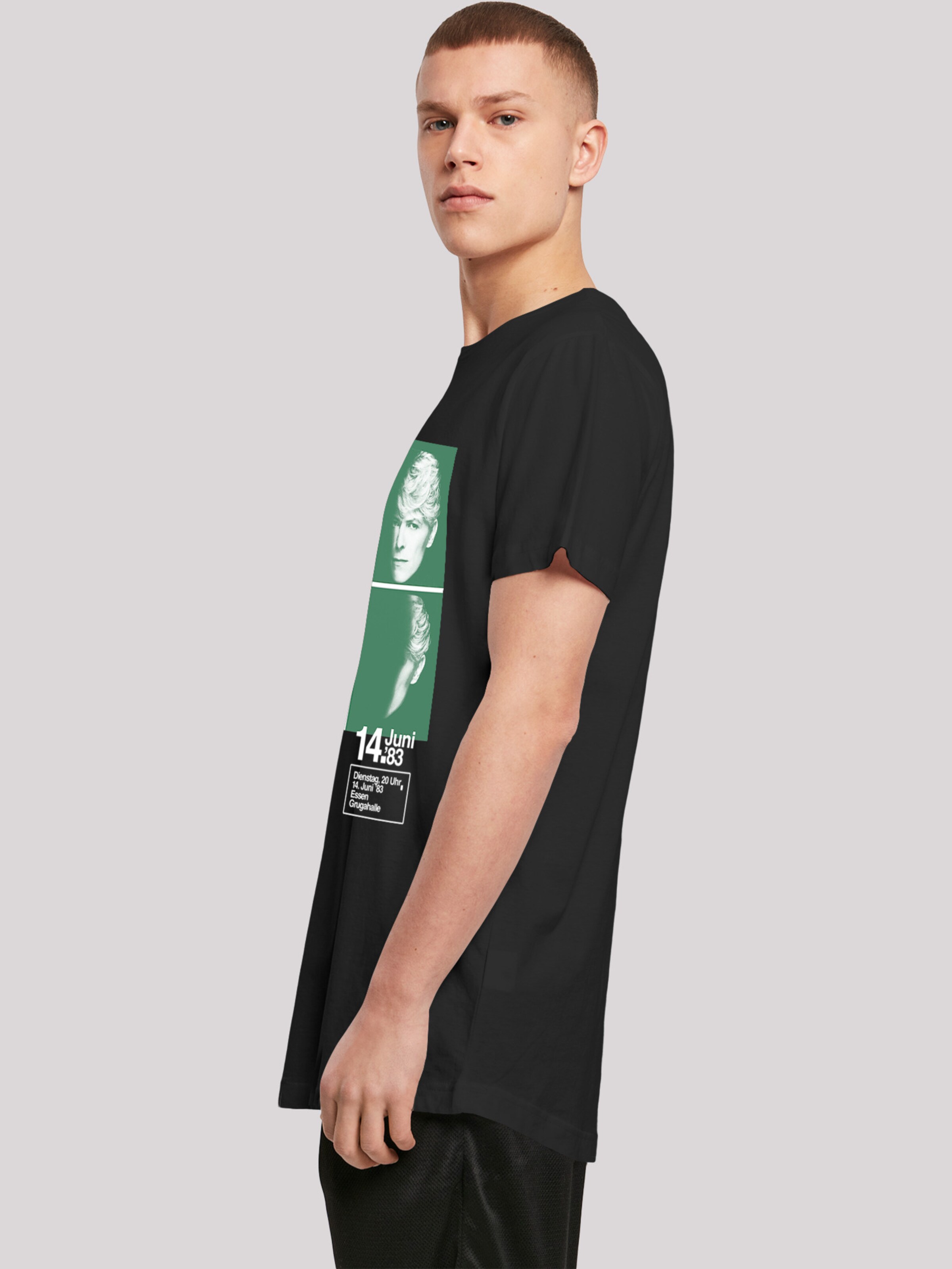 T-Shirt 'David Bowie' F4NT4STIC en noir