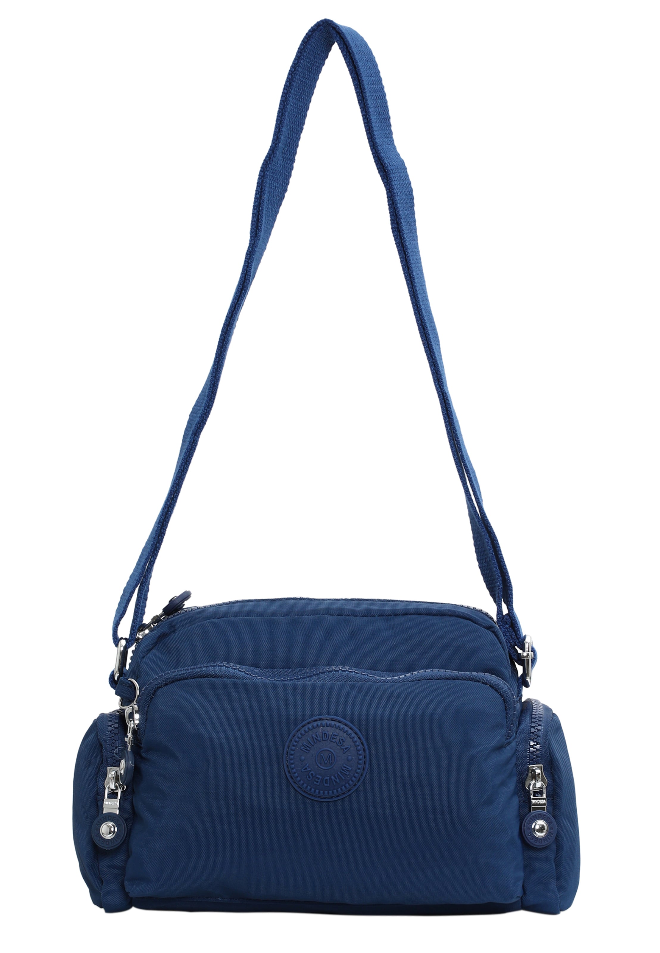 Mindesa - Mala de ombro em azul: frente