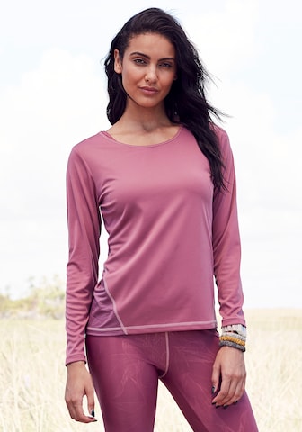 LASCANA ACTIVE Performance shirt in Pink: front