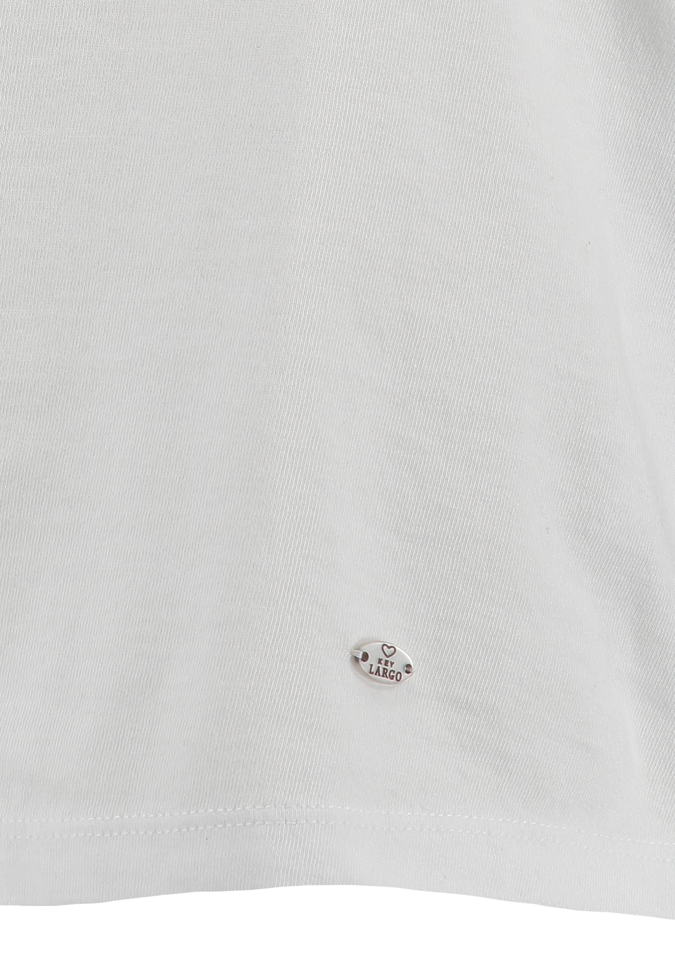 Key Largo Shirts 'Berry' i hvid