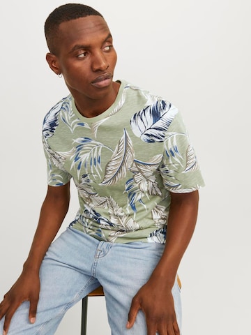 JACK & JONES Póló 'Jeff' - zöld