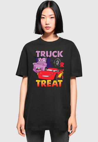ABSOLUTE CULT T-Shirt 'Ladies Cars - Halloween Truck or Treat' in Schwarz: Vorderseite