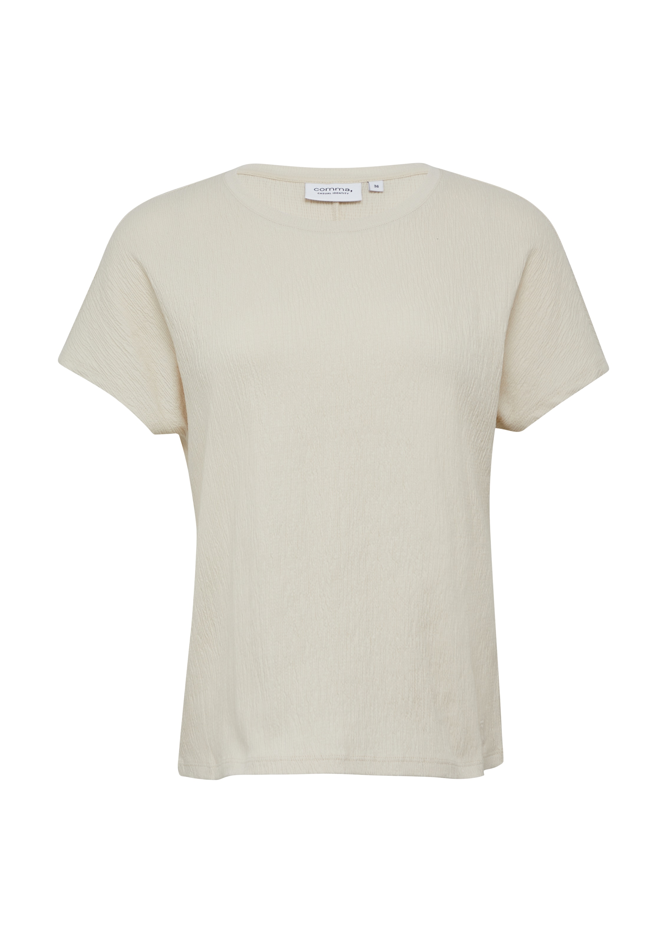 comma casual identity Shirt in Beige: Vorderseite