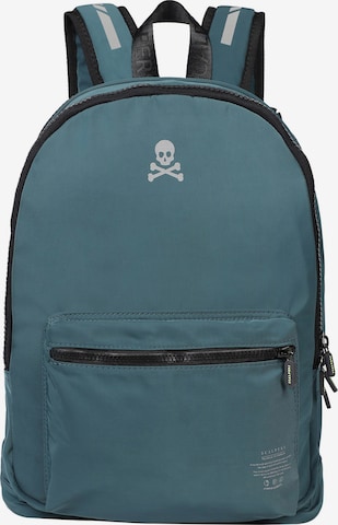 Scalpers Backpack in Green: front
