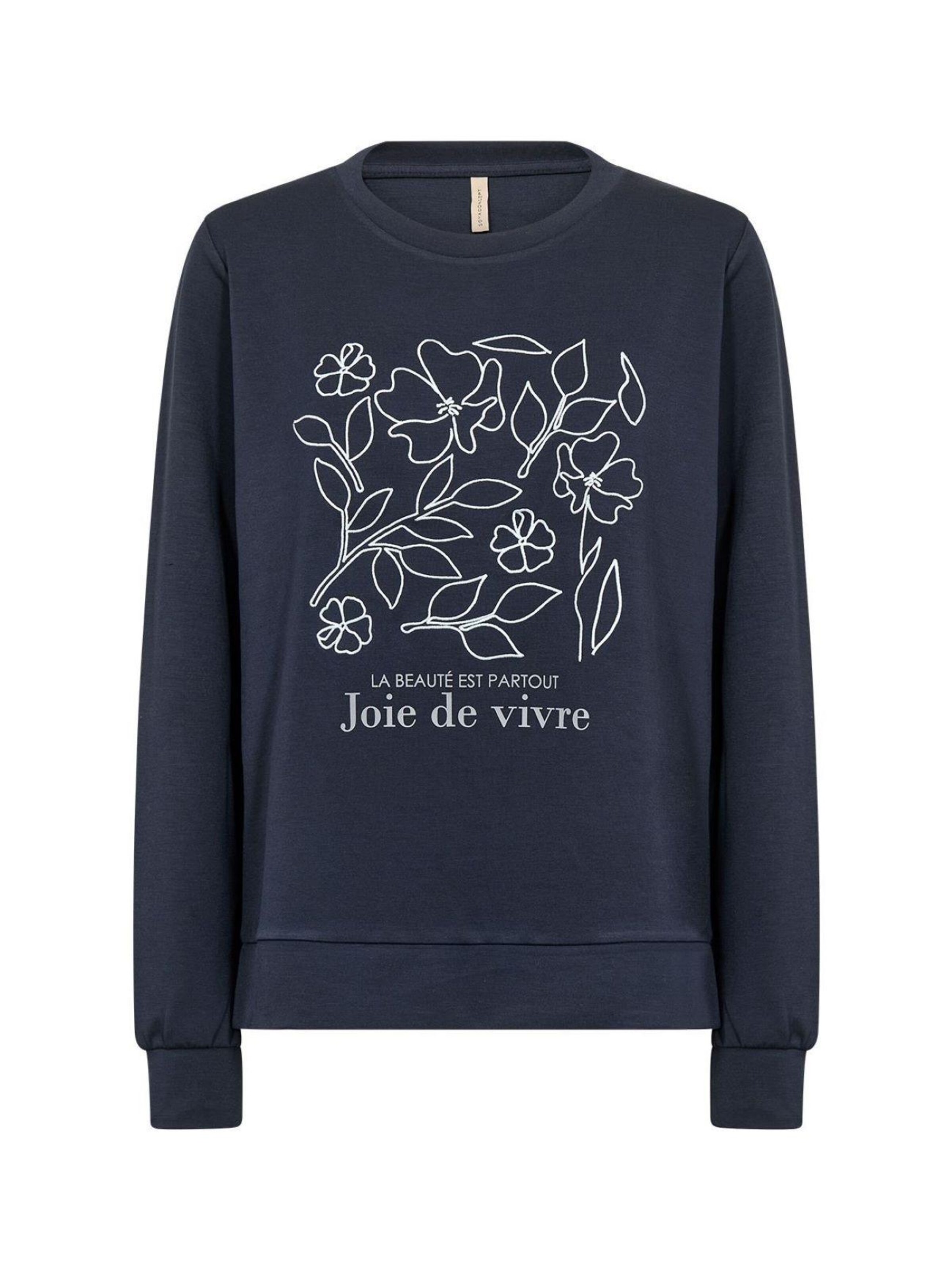 Soyaconcept Trui 'Soyaconcept Banu 287 navy' in Blauw: voorkant