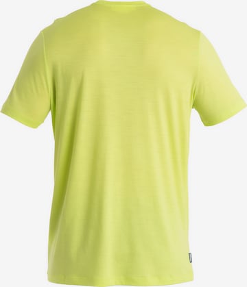 ICEBREAKER - Camisa funcionais 'Tech Lite III' em amarelo