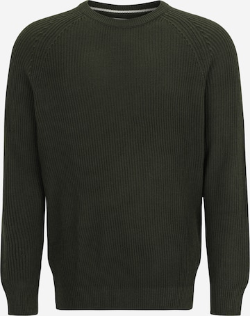Jack & Jones Plus Trui in Groen: voorkant