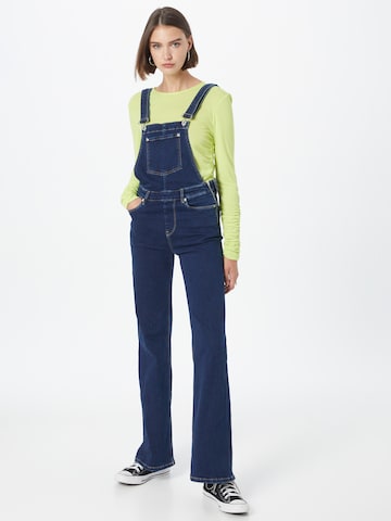 Pepe Jeans Flared Jean Overalls 'Everly' in Blue: front