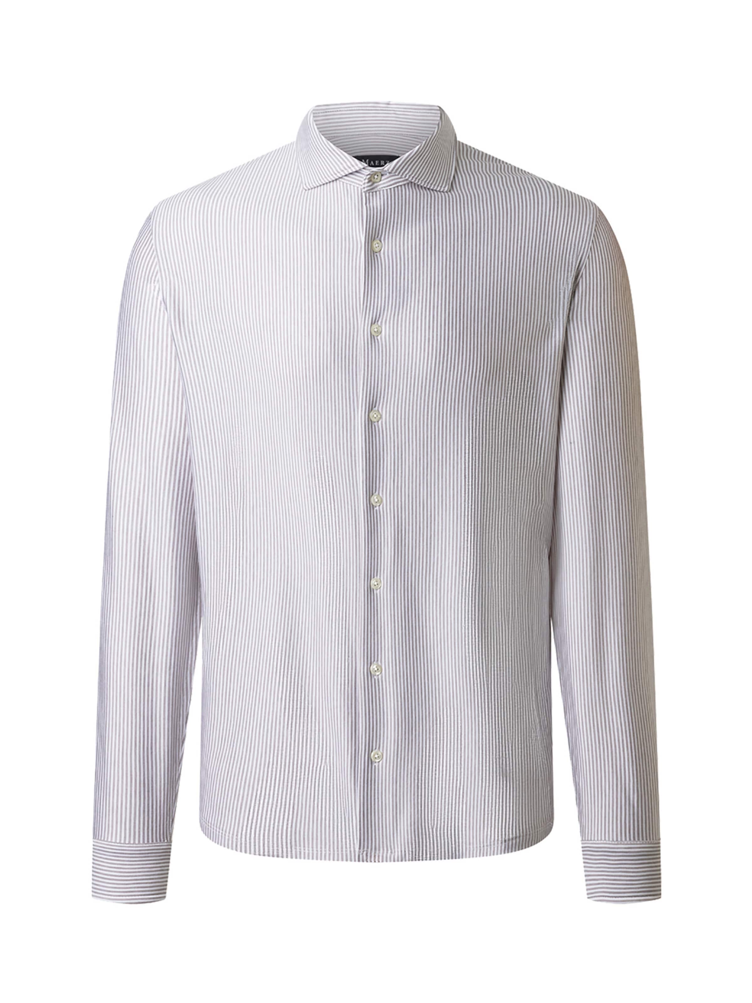 MAERZ Muenchen Regular Fit Hemd in Grau: Vorderseite