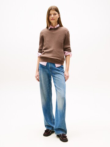 TOMMY HILFIGER Pullover (OCS) in Braun