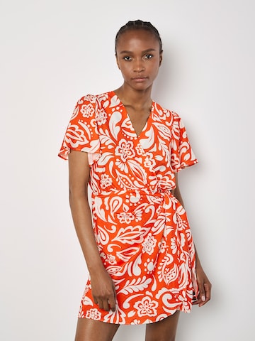 Robe ' ' Apricot en orange