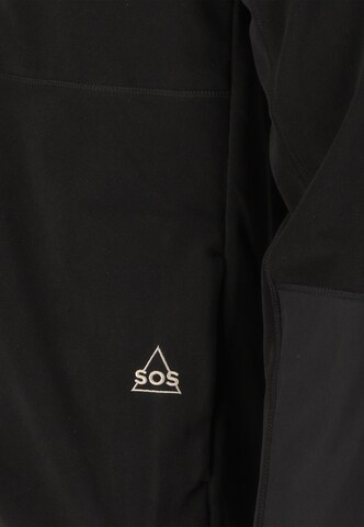 SOS Fleecejacke 'Bromo' in Schwarz