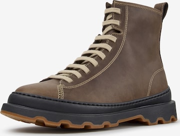 CAMPER - Botines con cordones ' Brutus+ ' en beige: frente