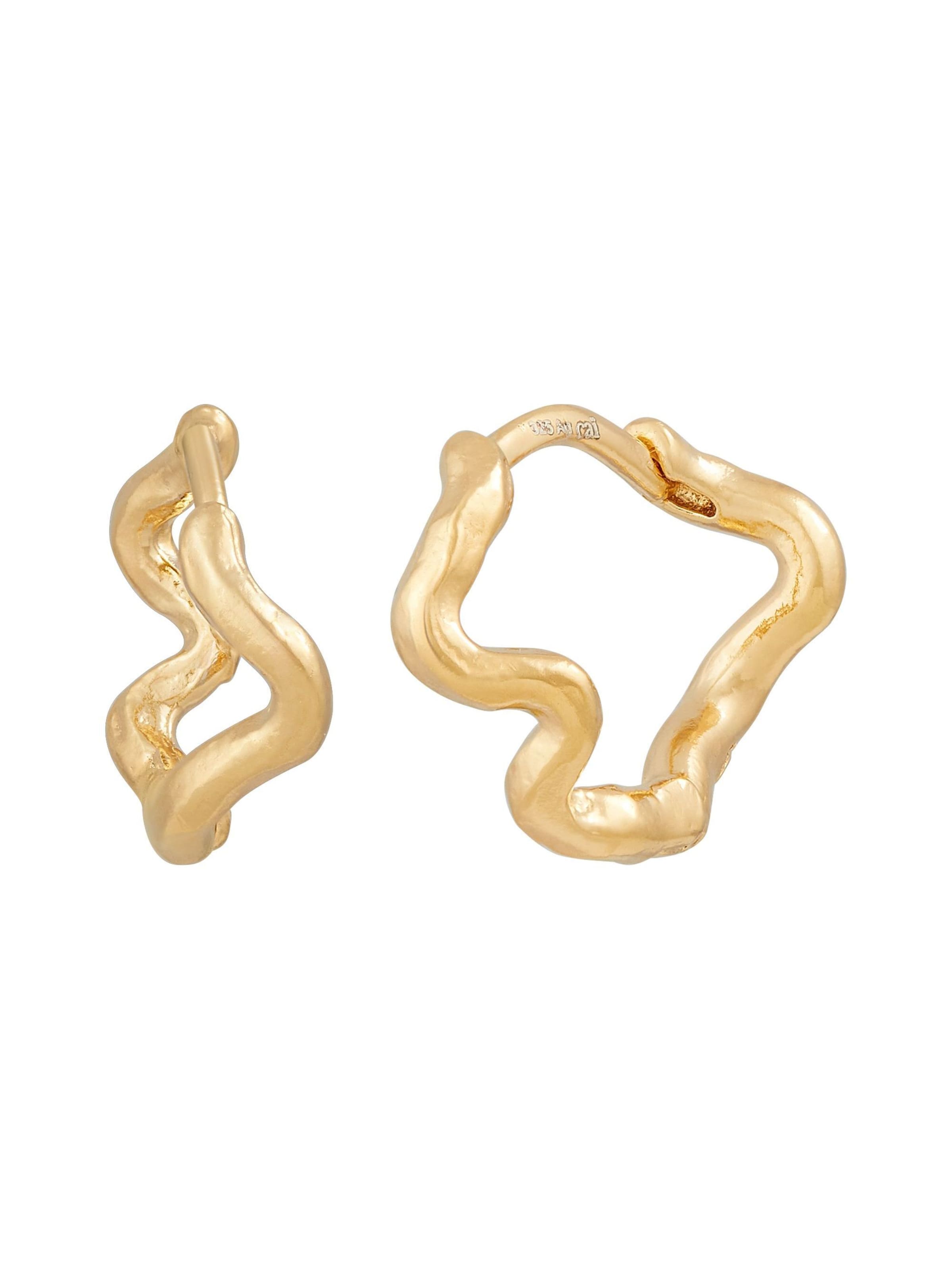 Boucles d'oreilles caï en jaune : devant