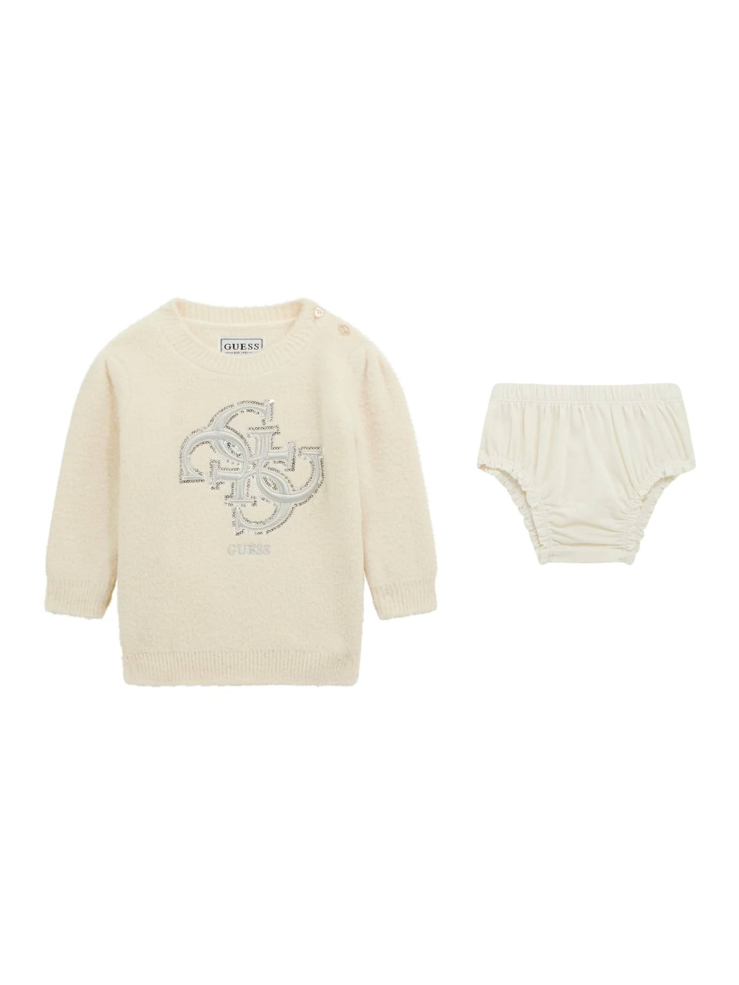 GUESS Kleid und Höschen in Weiß: Vorderseite