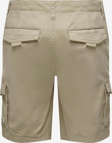 Regular Pantalon cargo 'DEAN-MIKE' Only & Sons en gris