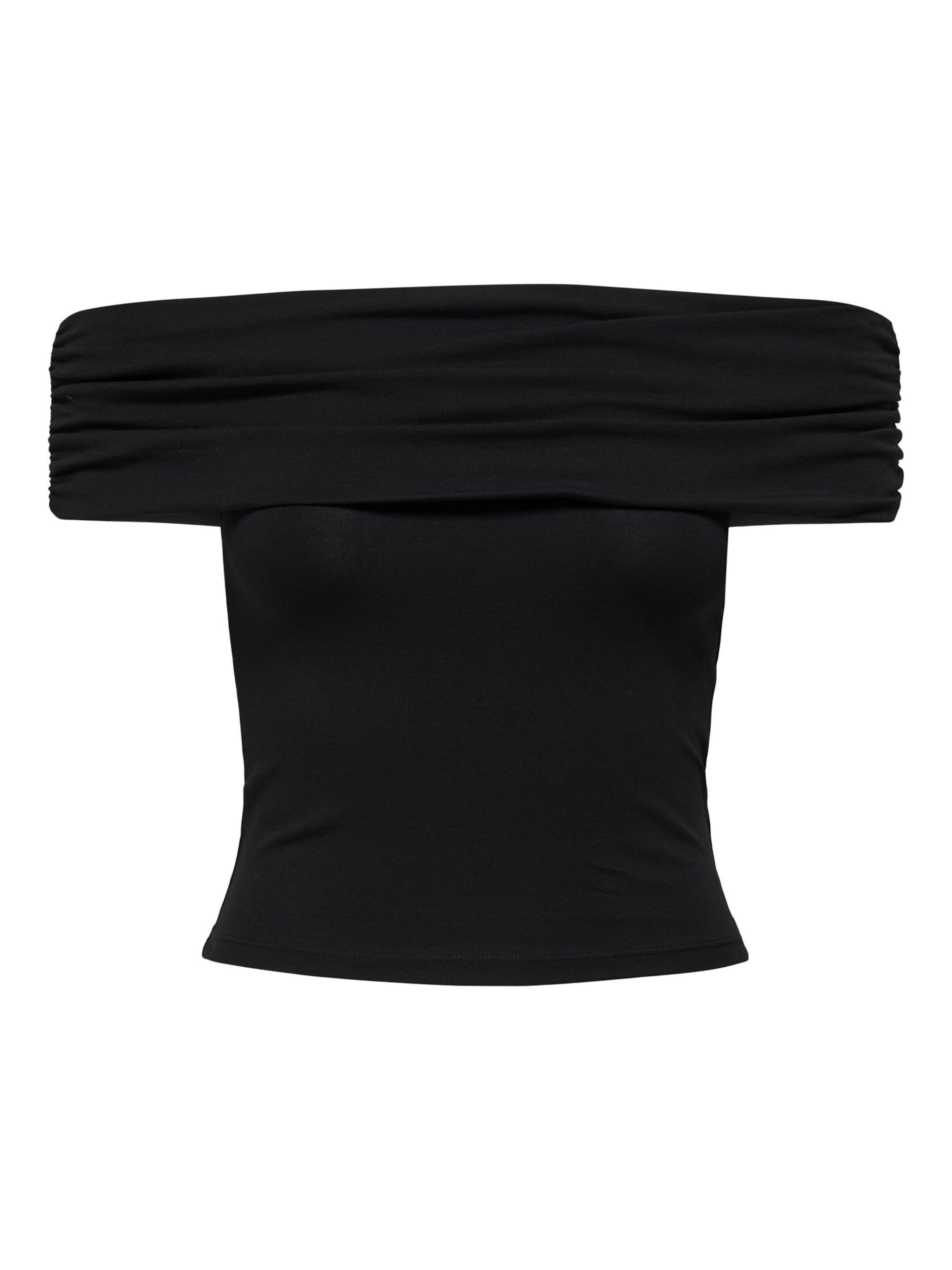 ONLY Koszulka w kolorze czarny: przód