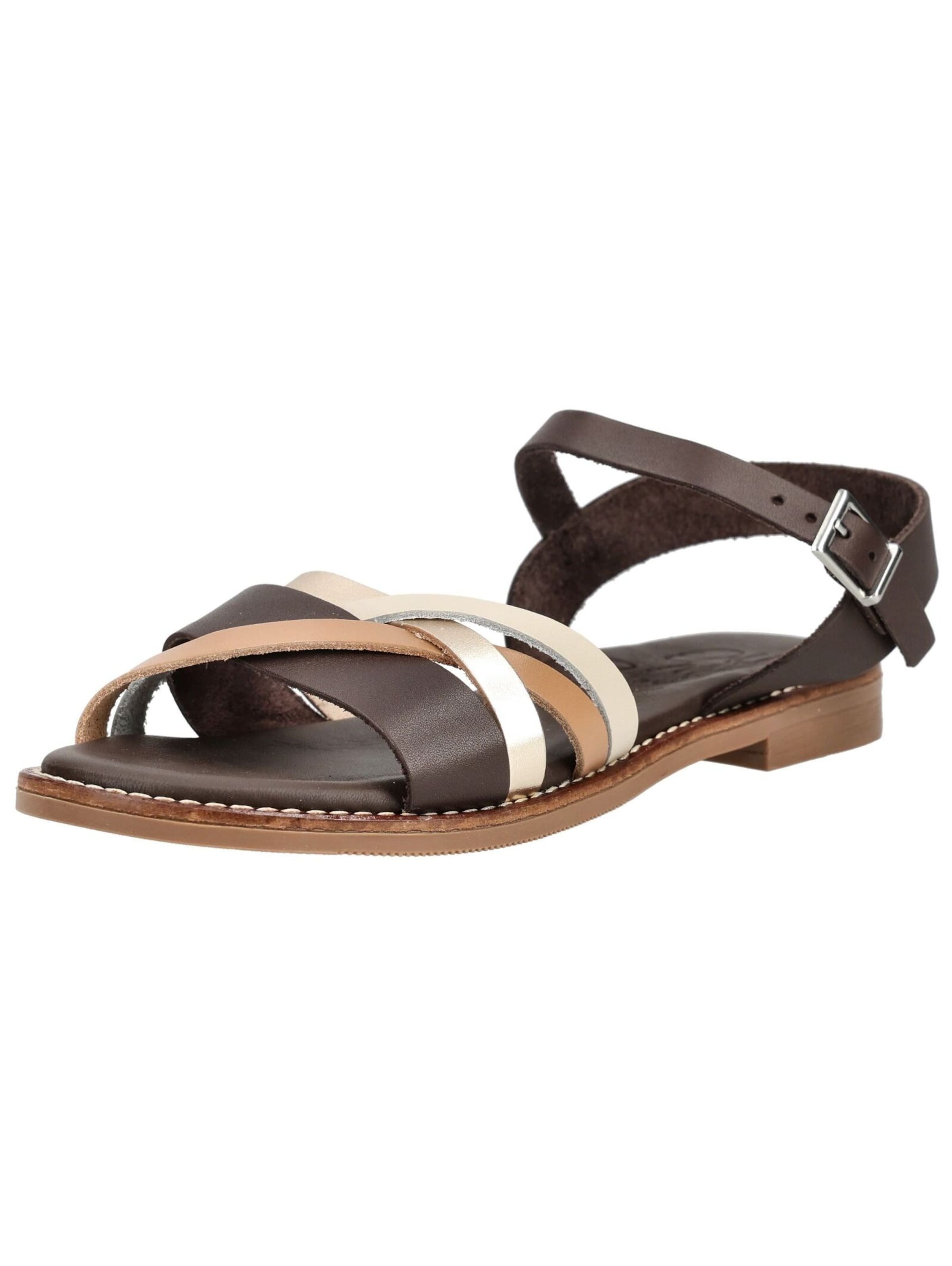 Oh! My Sandals Sandale in Braun: Vorderseite
