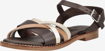 Oh! My Sandals Sandale in Braun: Vorderseite