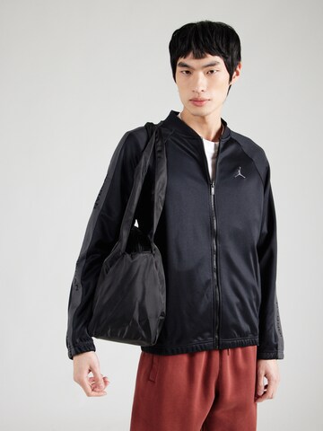 Jordan Sweatjacke 'Ess' in Schwarz: Vorderseite