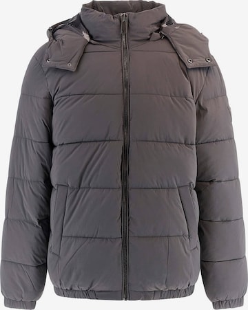 GUESS Winter Jacket in Grey: front