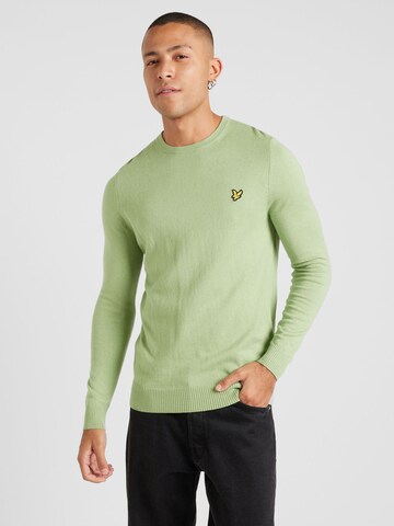 Lyle & Scott Sweter w kolorze zielony: przód