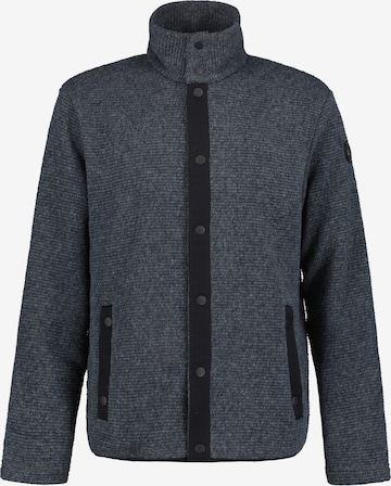 LUHTA Toiminnallinen fleecetakki 'Janka' värissä harmaa: etupuoli