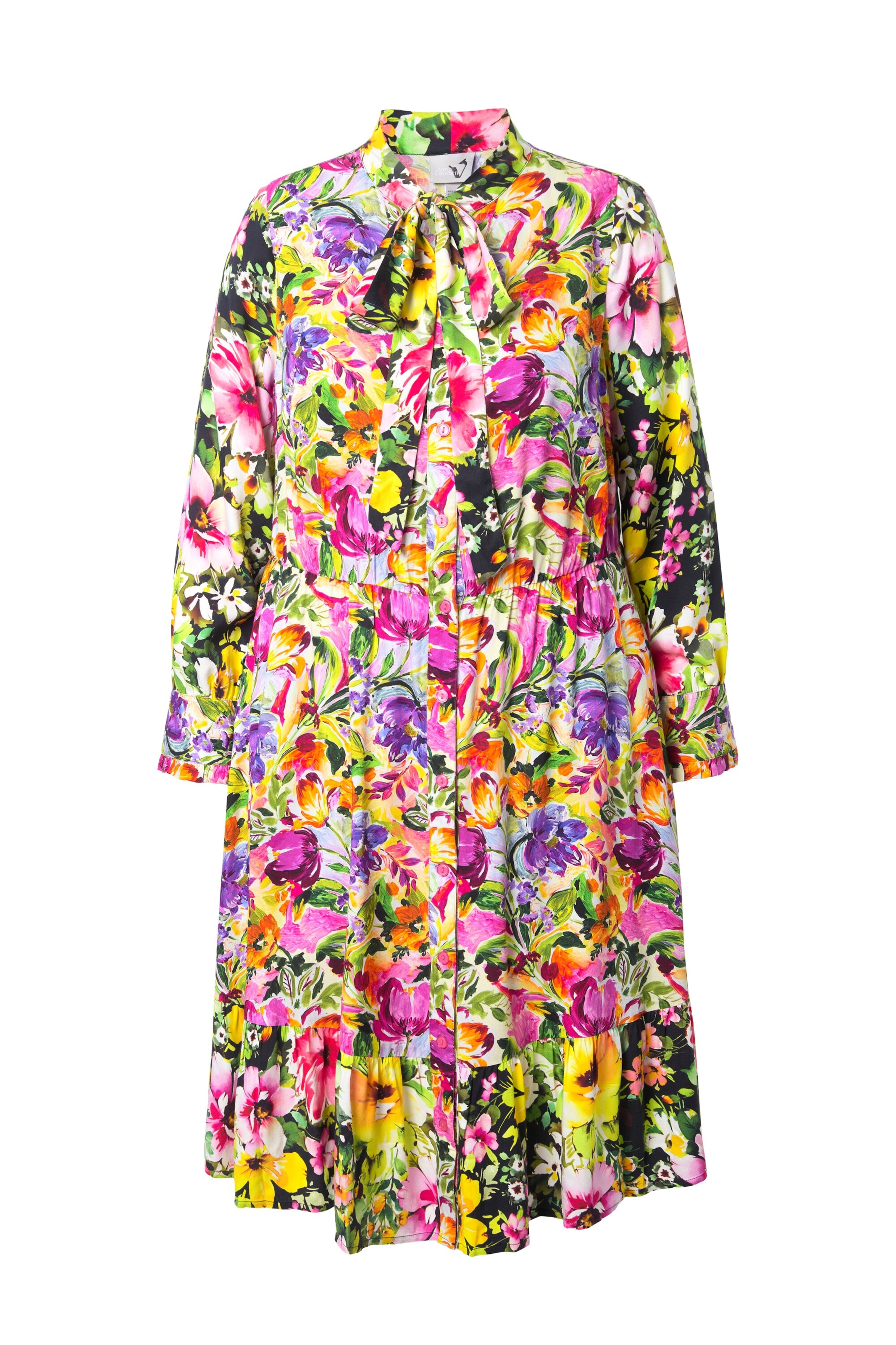 Ulla Popken Kleid in mischfarben, Produktansicht