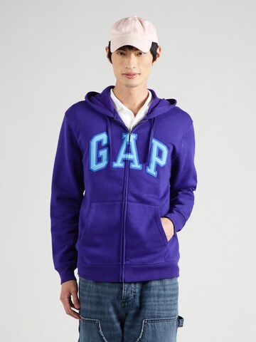 Veste de survêtement 'HERITAGE' GAP en violet : devant