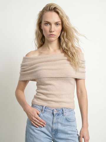 HYPEDROP Top 'HDKhloe' in Beige: Vorderseite