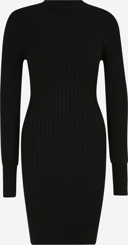 JDY Tall Πλεκτό φόρεμα 'MAGDA' σε μαύρο: μπροστά