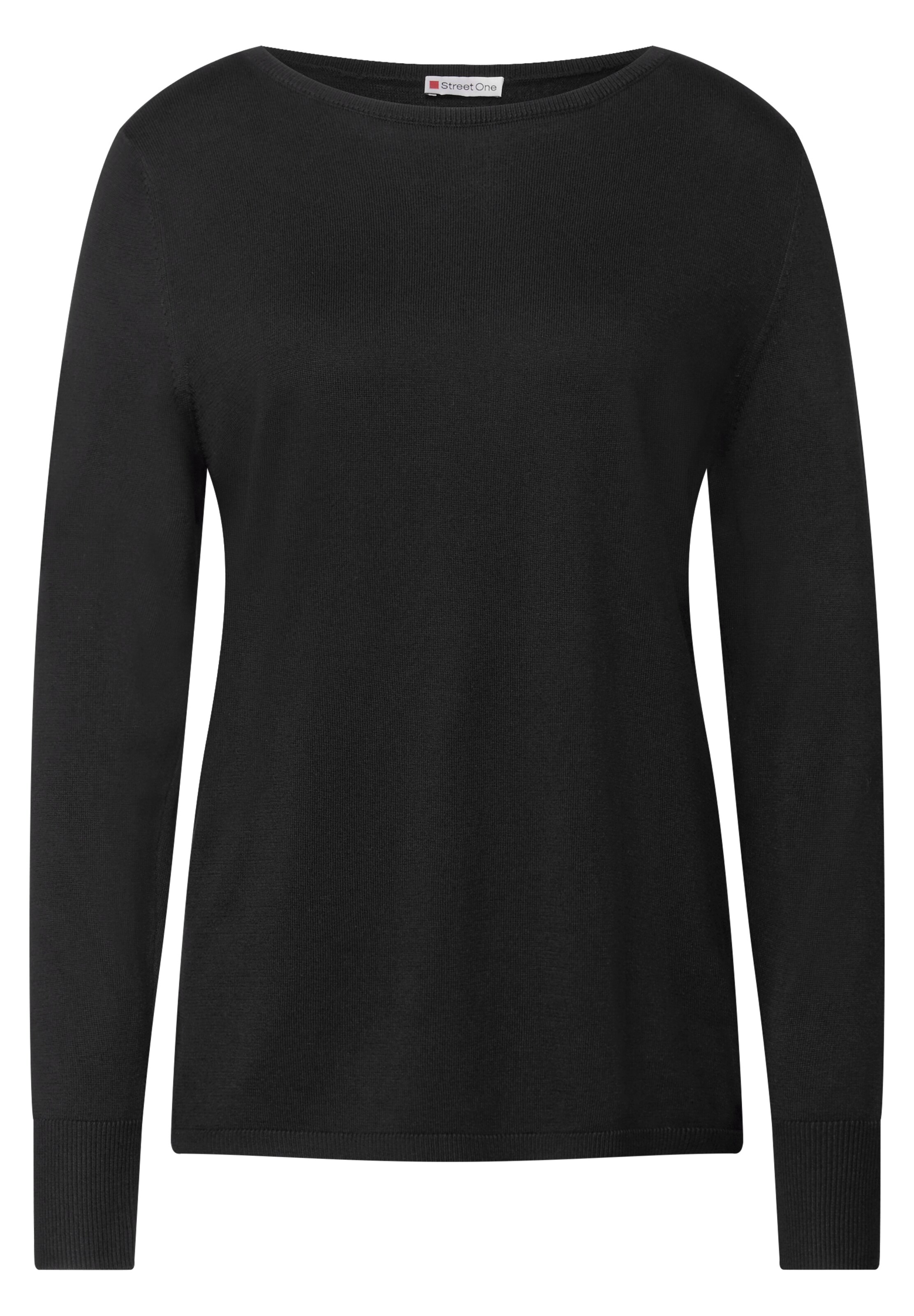 STREET ONE Pullover in Schwarz: Vorderseite