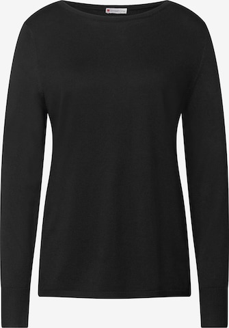 STREET ONE Pullover in Schwarz: Vorderseite