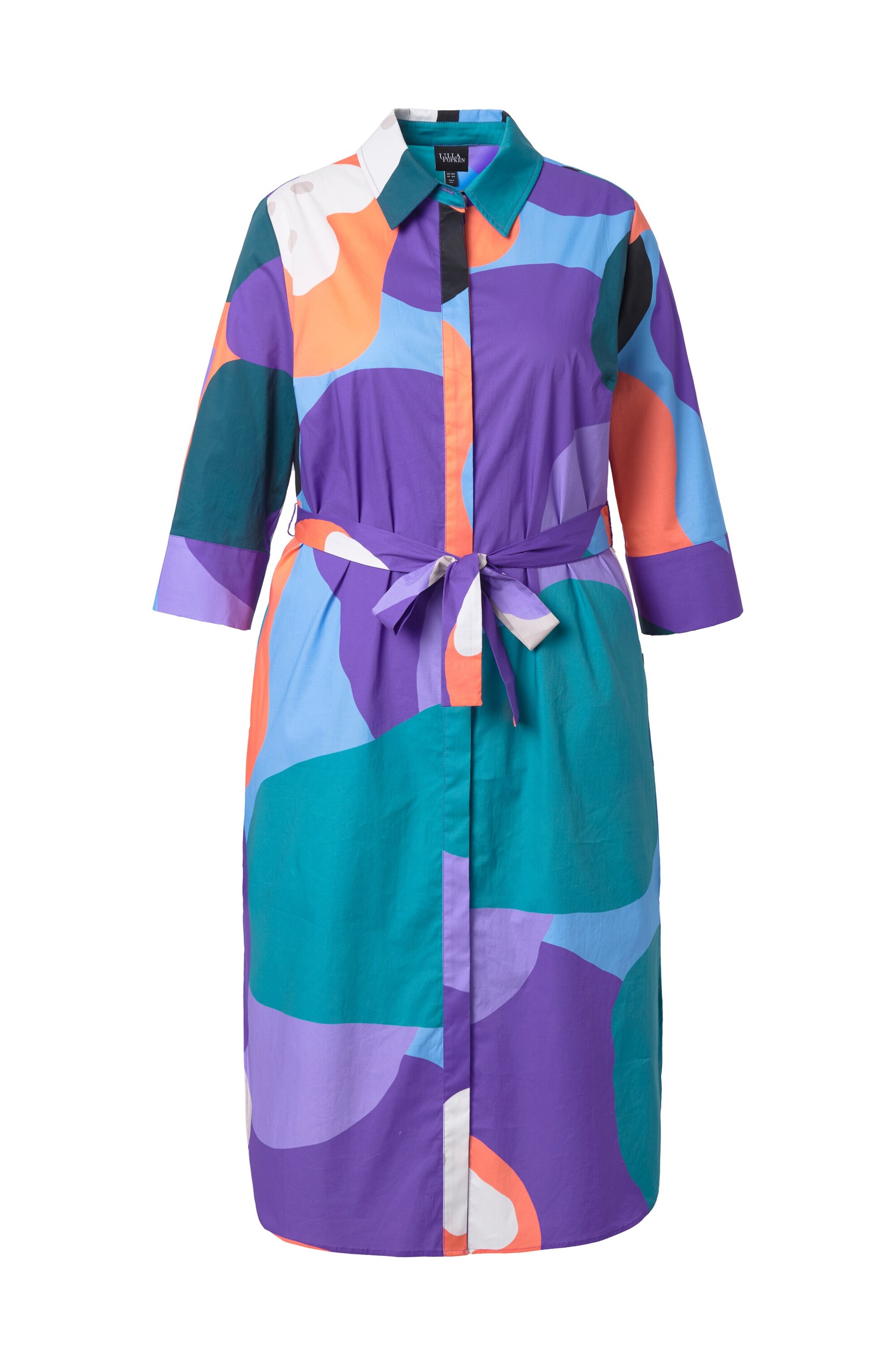 Ulla Popken Blousejurk in Lila: voorkant