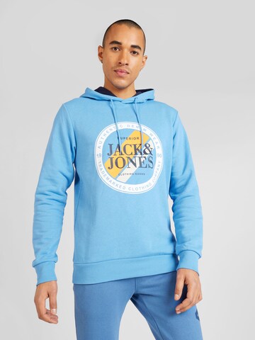 Sweat-shirt 'LOOF' JACK & JONES en bleu : devant